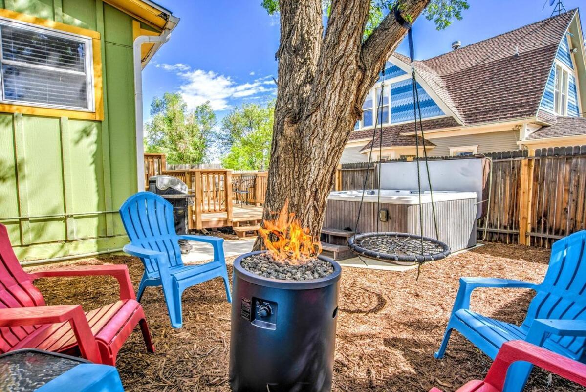 科罗拉多斯普林斯The Vibrant Victorian Hot Tub & Fire Pit In Occ别墅 外观 照片