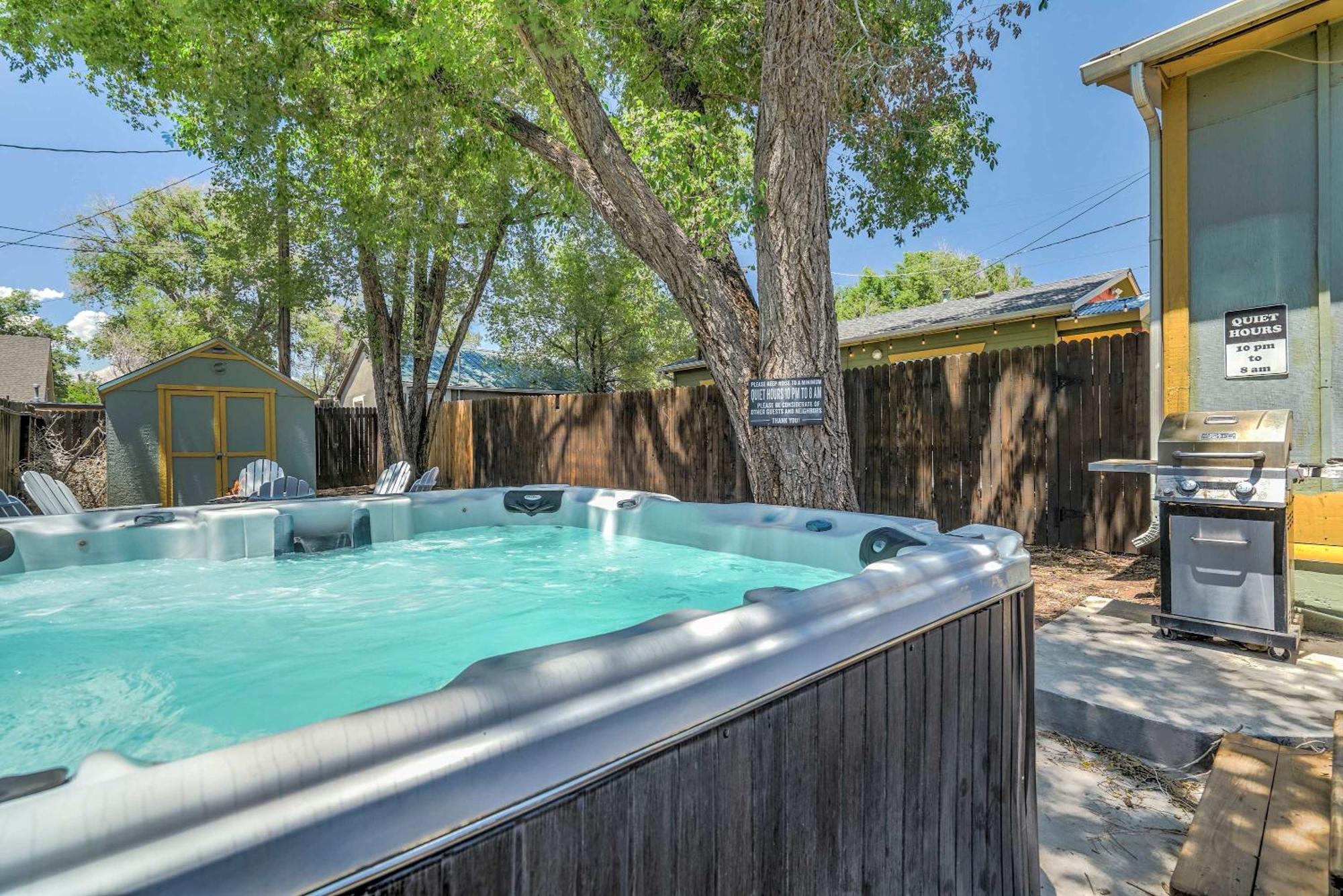 科罗拉多斯普林斯The Vibrant Victorian Hot Tub & Fire Pit In Occ别墅 外观 照片