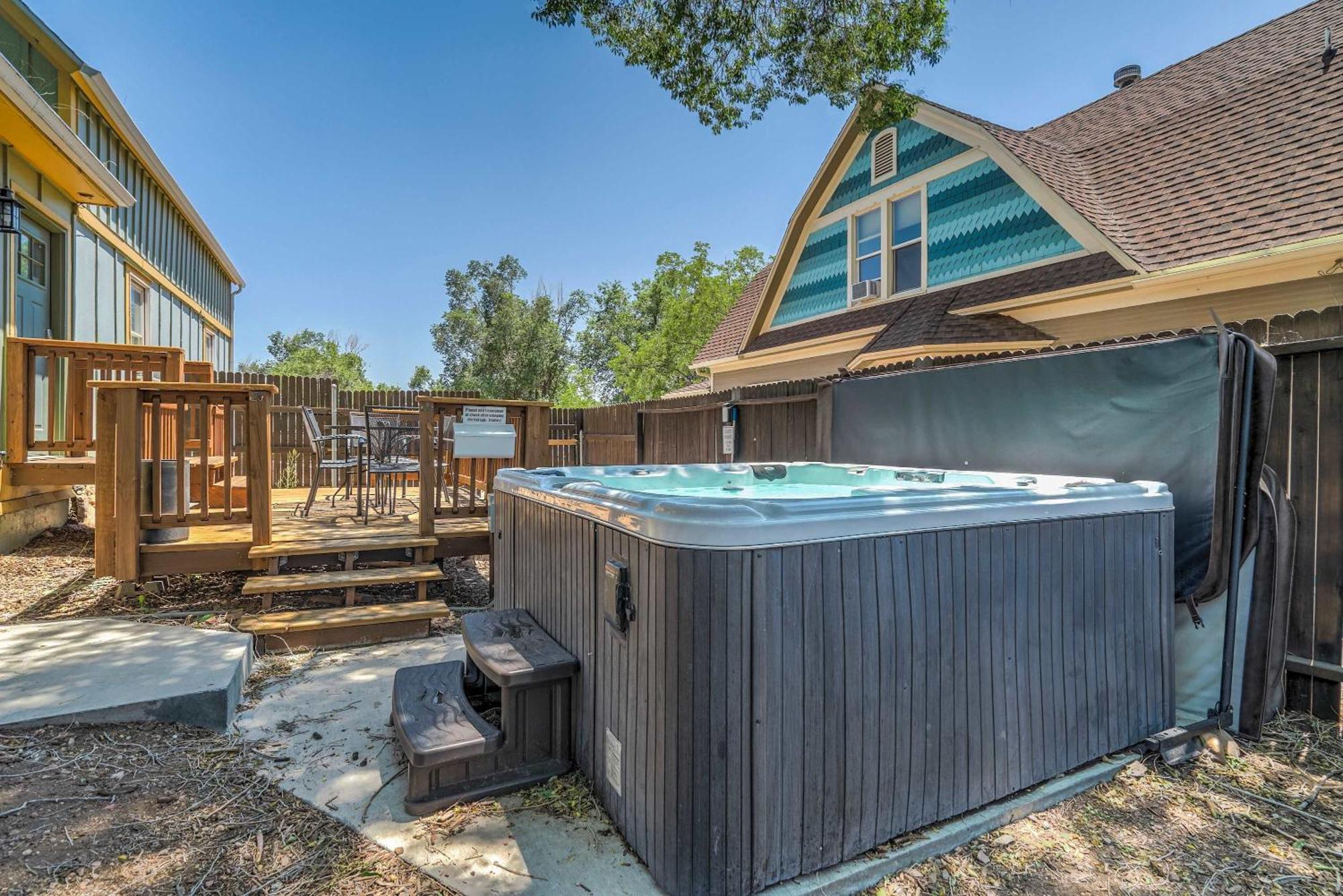 科罗拉多斯普林斯The Vibrant Victorian Hot Tub & Fire Pit In Occ别墅 外观 照片